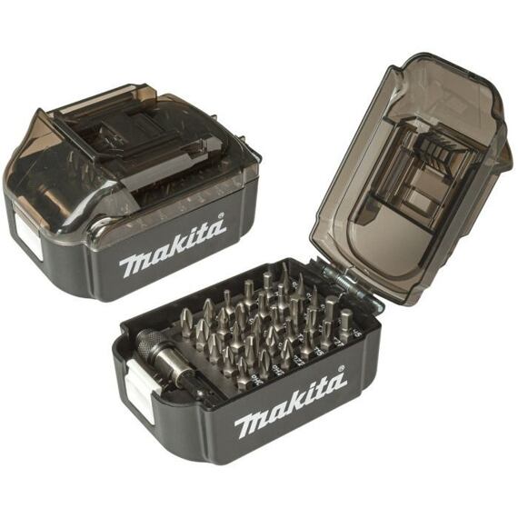 MAKITA E-00022 sada bitů 31ks v plast. obalu (tvar aku baterie)