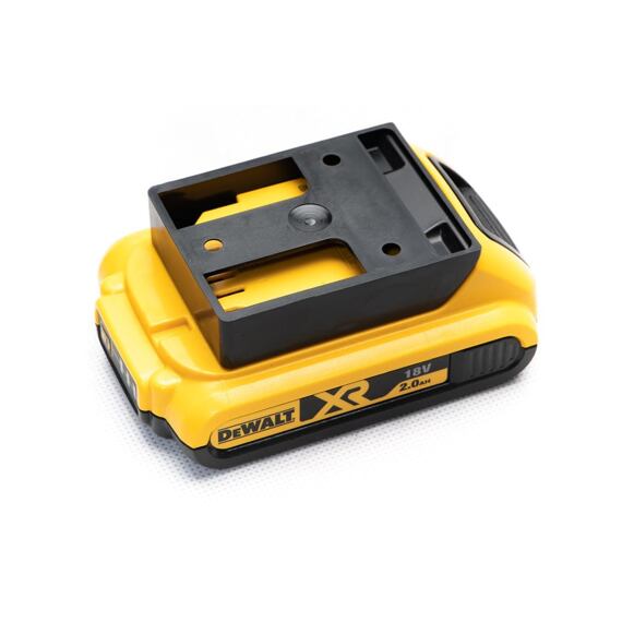 StealthMounts držák pro uložení akumulátorů DeWalt XR 18V i FLEXVOLT 60V, černý, 1ks