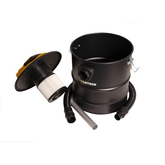 PROTECO aku vysavač popela 20V, 20l, hadice 1m, koncovka 35mm, do 40°C 51.10-VP-0150