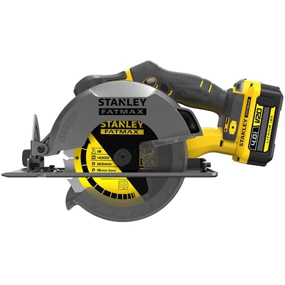 STANLEY SFMCS500M2K aku okružní pila 18V/2*4Ah, prořez 54mm, kotouč 165*16mm