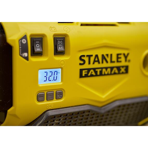 STANLEY SFMCE520B-QJ aku kompresor V20 / 230V / adaptér 12V z auta, max.tlak 11bar