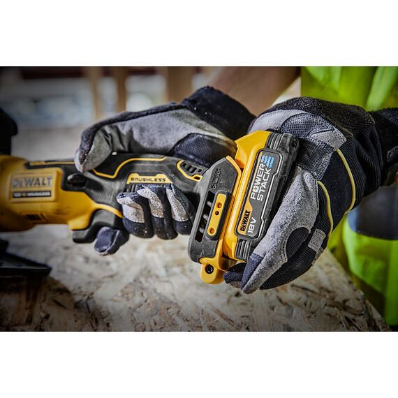 DeWalt DCS571E1T aku okružná 18V/1*1,7Ah, bez nabíjačky, prerez 40mm, POWERSTACK, TSTAK