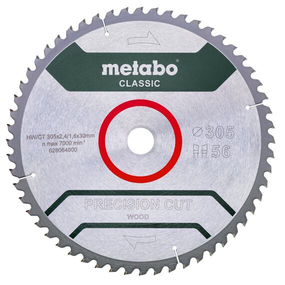 METABO 628064000 pilový kotouč 305*30, 56WZ 5° negativ hW/CT
