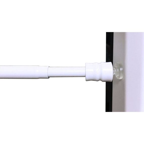 tyč vitrážová FLEX teleskopická 36-60cm, kov, bílá 704483