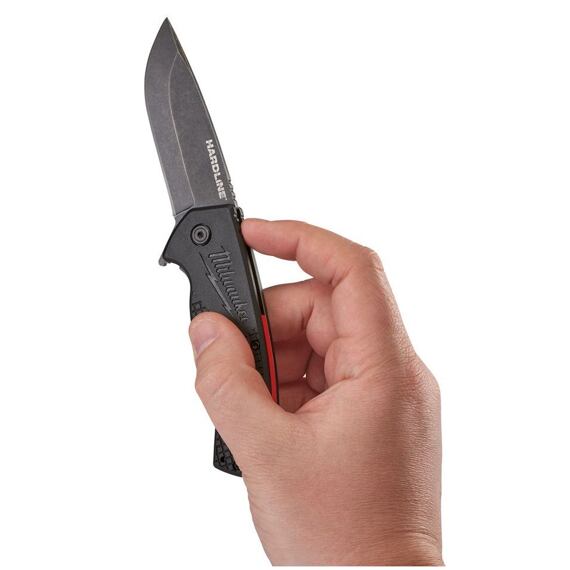MILWAUKEE 48221994 nůž zavírací Hardline čepel 75mm, ocel D2, spona na opasek