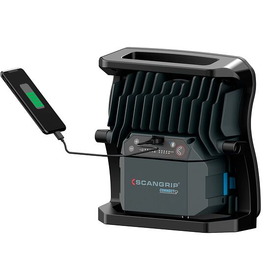 SCANGRIP NOVA 10 CONNECT aku LED reflektor 10000lm, robustný, supervýkonný, powerbank, IP65, 6102C