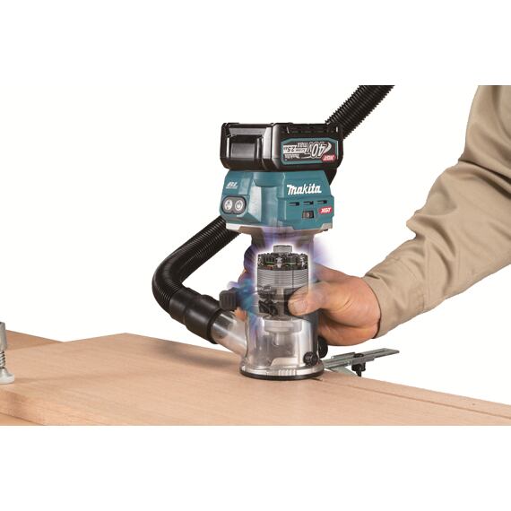 MAKITA RT001GZ17 aku kombinovaná frézka 40V XGT, XPT, AWS, příslušenství, bez baterie