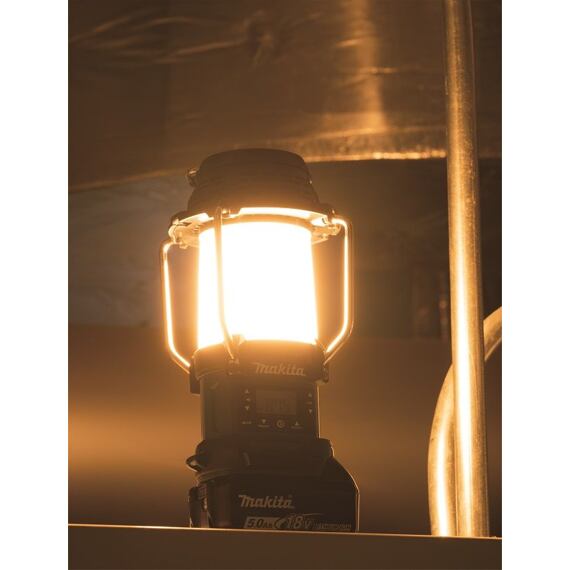 MAKITA DMR055 aku rádio s LED lampou LXT 14,4/18V, 260lm, bez baterie