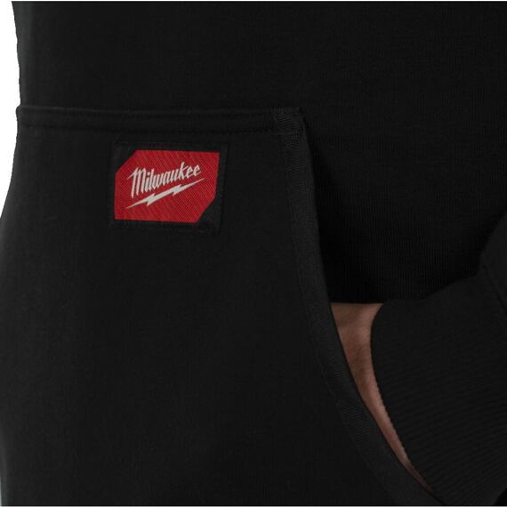 MILWAUKEE 4933478213 pracovní mikina s kapucí, vel. M,  směs bavlny a polyesteru, odolná proti větru