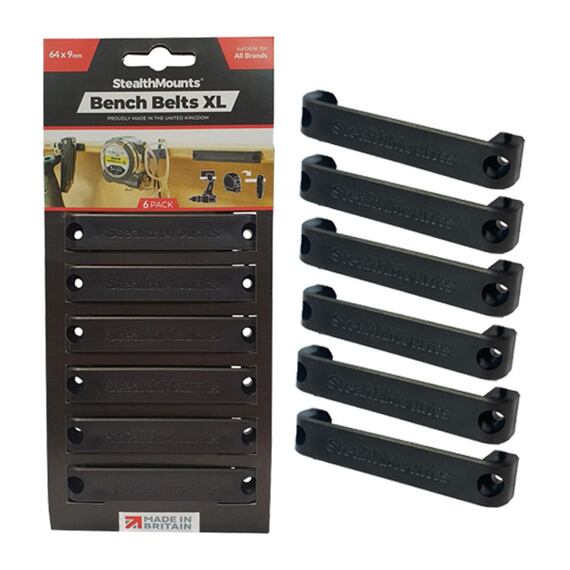 StealthMounts držák nářadí k přišroubování Bench Belt XL, černý, 1ks