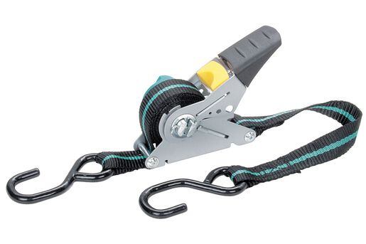 WOLFCRAFT popruh upínací hrebeňový s hákmi, rolovací mechanizmus, 100kg/4m, 3271000