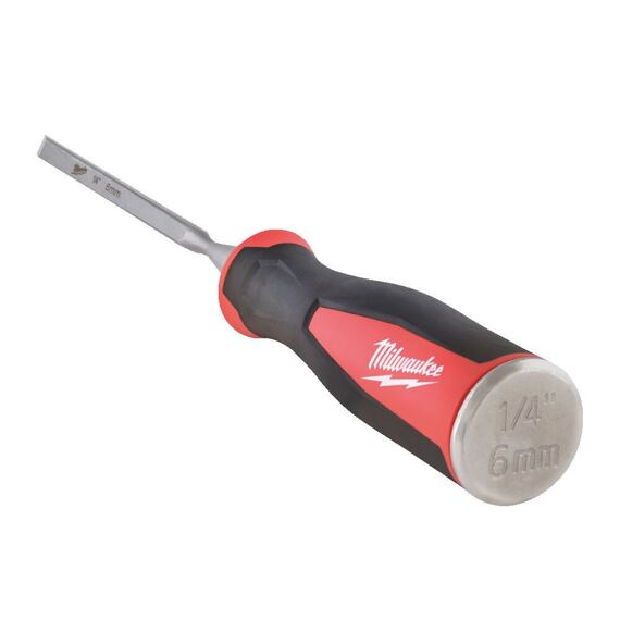 MILWAUKEE 4932479892 dláto ploché 6mm, celokovové jádro, kovová koncovka