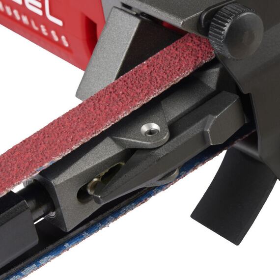 MILWAUKEE M12 FBFL13-0 aku pásový pilník 12V, šíře 13mm, hlava 360°, reverzní režim, bez baterie