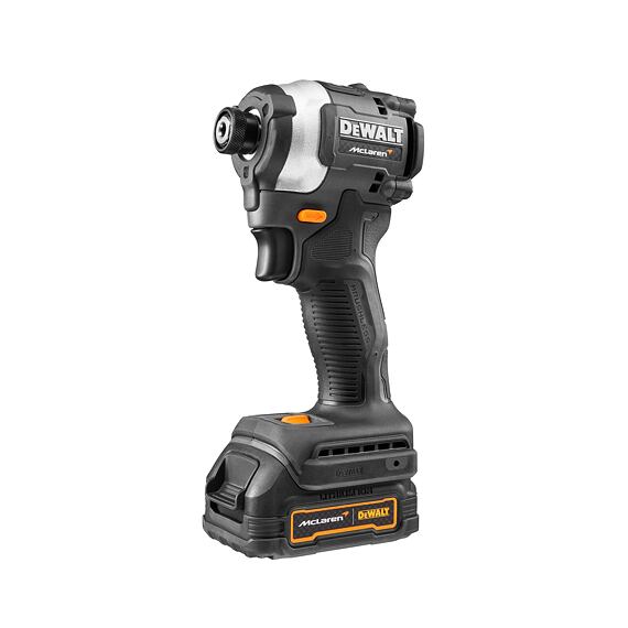DeWalt DCK200ME2GT aku súprava DCD85MG+DCF85MG, 18V/2*1,7Ah, TSTAK, edícia McLaren