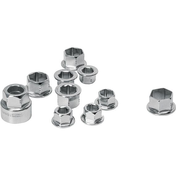 EXTOL Premium klíč ráčnový tvarovaný, sada 11ks vložek 8-19mm, CrV, 8816101