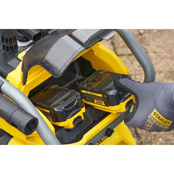 STANLEY SFMCPW1500B aku tlaková myčka 2*18V FATMAX, 100 bar, samonasávání, bez baterie
