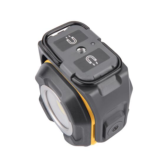 EXTOL LIGHT reflektor LED 3,7V/2Ah, obojstranný LED + COB LED, 150 - 500lm, 43271