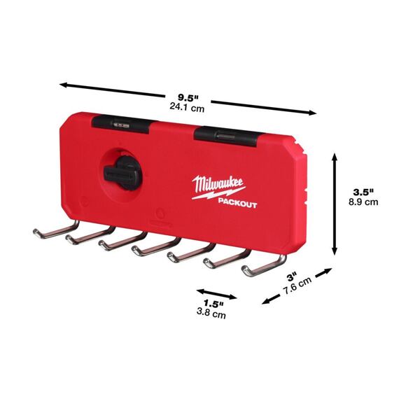 MILWAUKEE 4932493384 PACKOUT rad malých háčikov