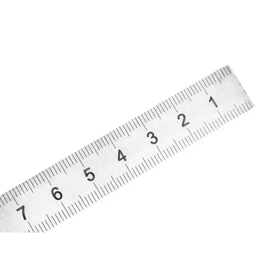 NEO úhloměr obloukový 180°/100mm s pravítkem, nerez, 72-320