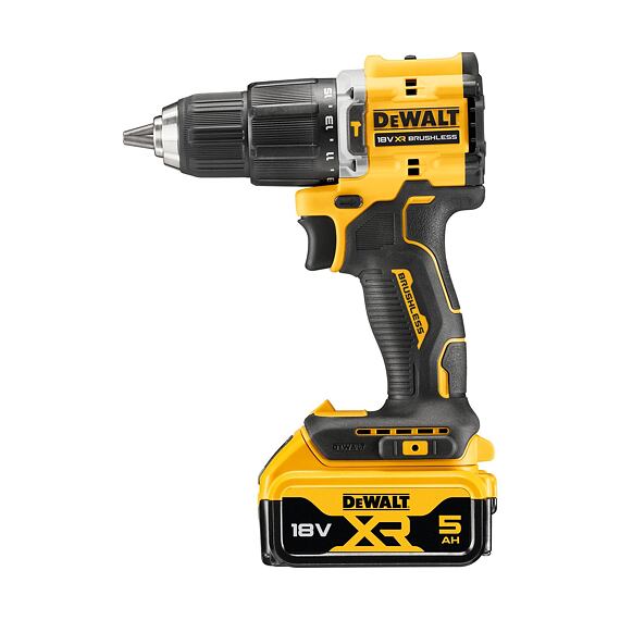 DeWalt DCD100YP2T aku příklepová vrtačka 18V/2*5Ah, 68Nm, 0-450/1650 ot./min., kufr