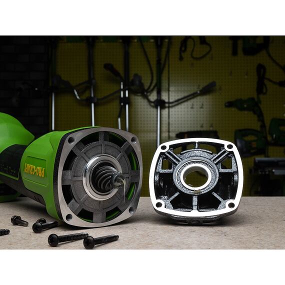 PROCRAFT PWA216 aku bezuhlíková úhlová bruska 20V/2*4Ah, 125mm, 0-3200/8000 ot./min., kufr
