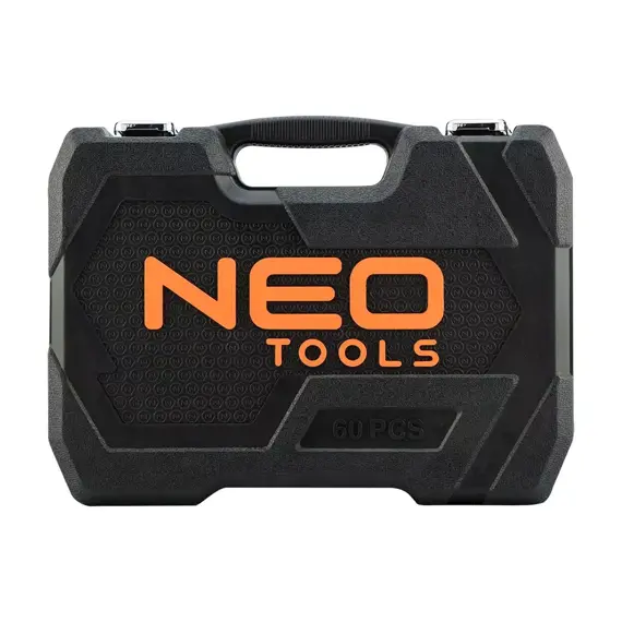 NEO súprava ručného náradia s hlavicami 60-dielna, 10-200