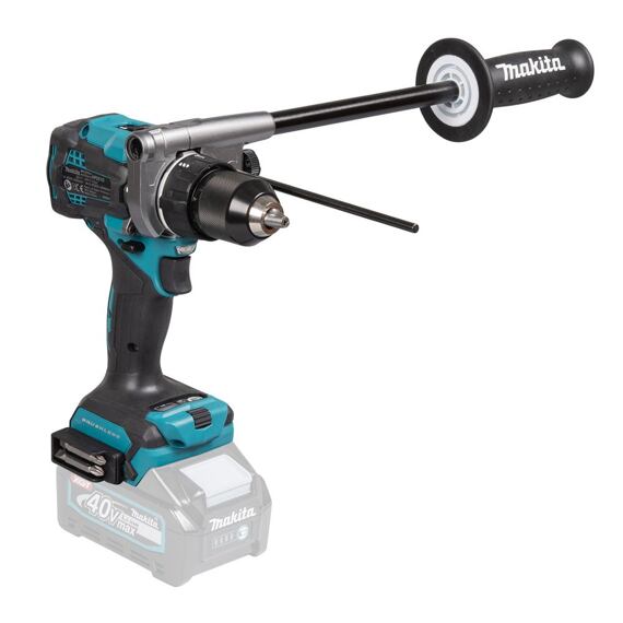 MAKITA HP001GM201 aku bezuhlíkový príklepový vŕtací skrutkovač Li-ion XGT 40V/2*4Ah, max.140Nm