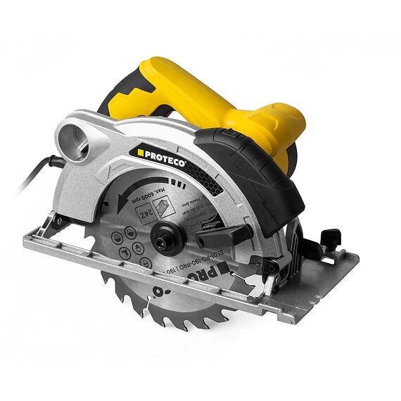 PROTECO pila okružní 1600W PROFI, prořez 65mm, kotouč 190mm, LASER, 51.01-PO-190-PRO