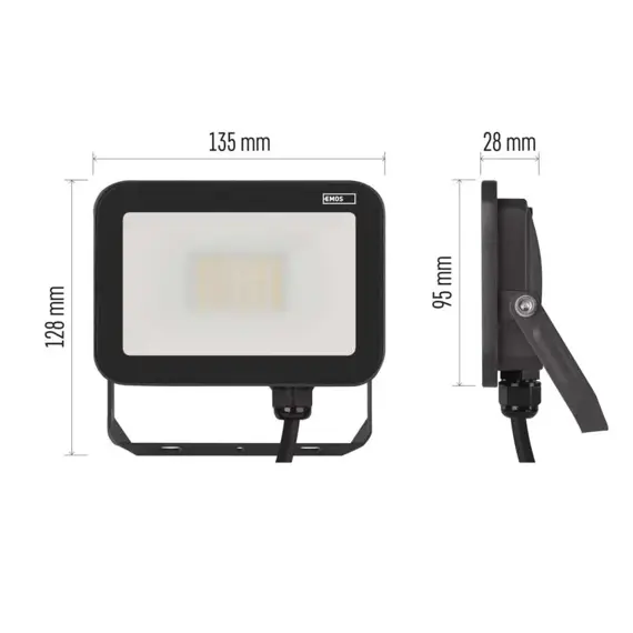 EMOS LED reflektor 20W PROFI 2200lm, IP65 neutrálna biela ZS2622