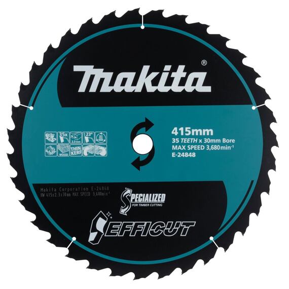MAKITA E-24848 kotouč pilový dřevo Efficut 415*2,3*30mm 35Z