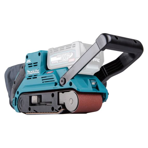MAKITA BS001GZ aku pásová bruska XGT 40V, 76*533mm, 120-470 m/min, bez baterie