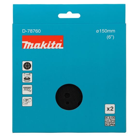 MAKITA D-78760 ochranná podložka k excentrické brusce 150mm, baleno po 2ks