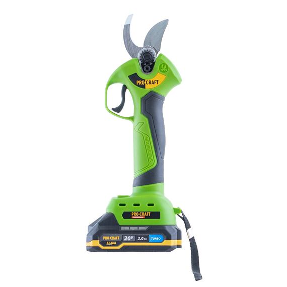 PROCRAFT ES28Li aku nůžky na větve 20V/2Ah, nastavitelný střih 10-15-20-25mm