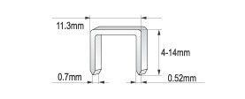 YATO sponkovačka 4-14mm spony 11,3mm YT-7007