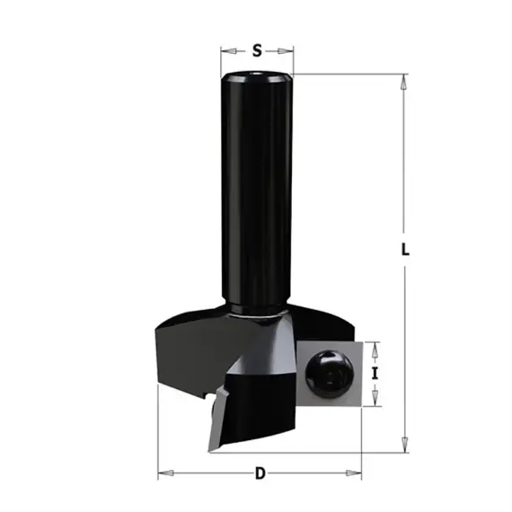 IGM Mini Stopková fréza na plochy HW - D35x10,5 L60 S=8x38 Z3, F463-00781