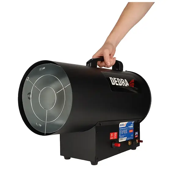 DEDRA ohřívač plynový 12-30kW, spotřeba 2,13kg/4, proud vzduchu 440-600m3/h, DED9946