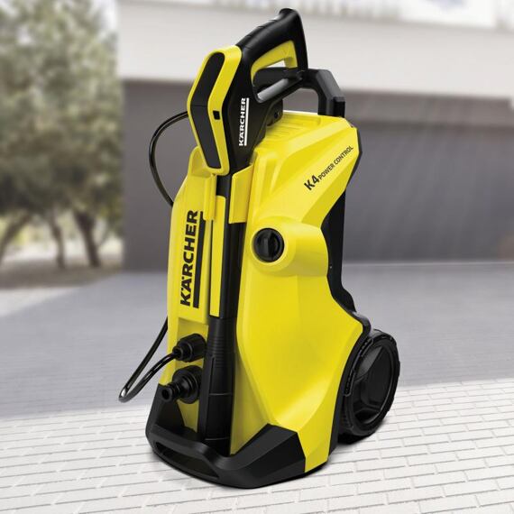 SMOBY dětský čistič K4 Kärcher, po připojení hadice stříká, SM360902