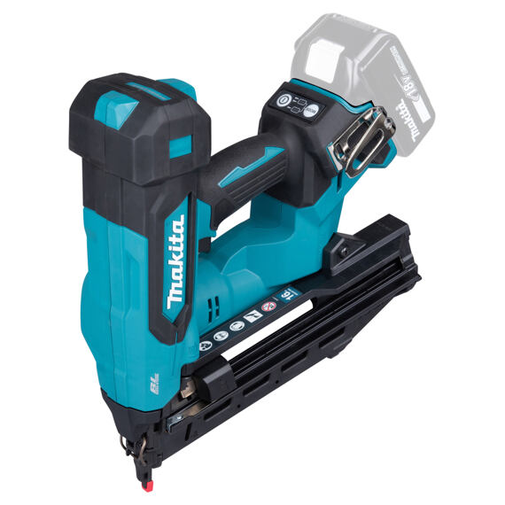 MAKITA DBN610ZJ aku hřebíkovačka 18V LXT, hřebíky 32-64mm, typ 16 GA úhel 20°, MAKPAC, bez baterie