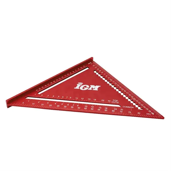 IGM tesařský úhelník - 300*300*430mm, robustní slitina Al 5mm
