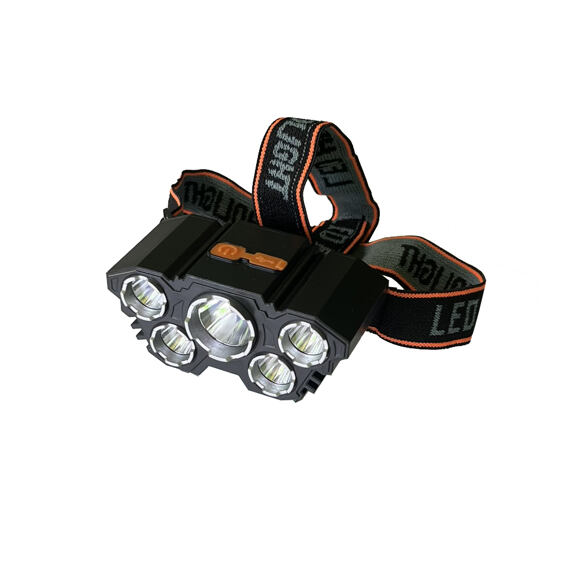 čelovka 5 LED, USB dobíjení, 82766