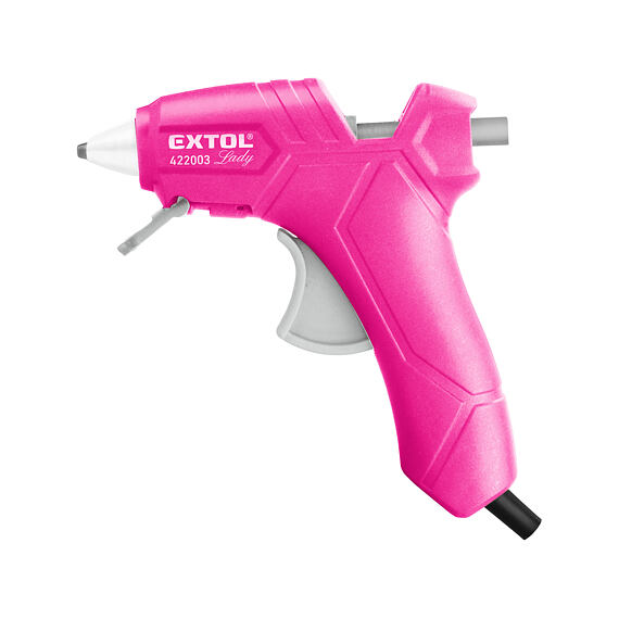 EXTOL Lady pistole tavná lepící, 7,2mm, 25W, RŮŽOVÁ, 422003