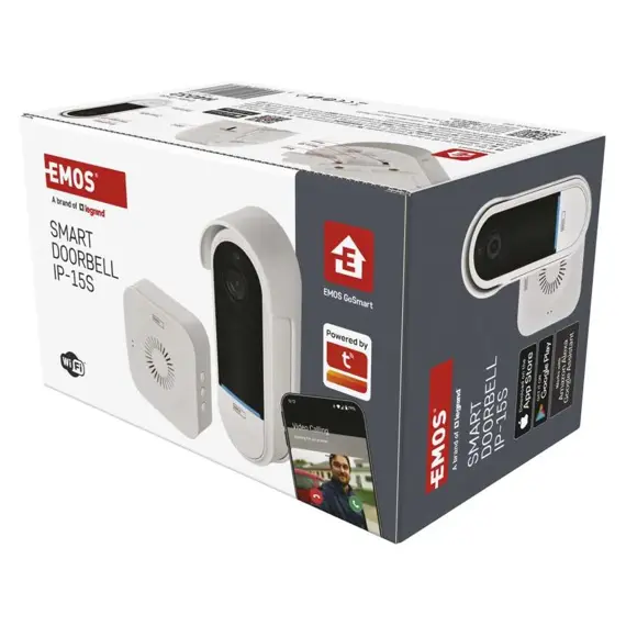 EMOS GoSmart Domovní bezdrátový bateriový videozvonek IP-15S s WiFi, H4032
