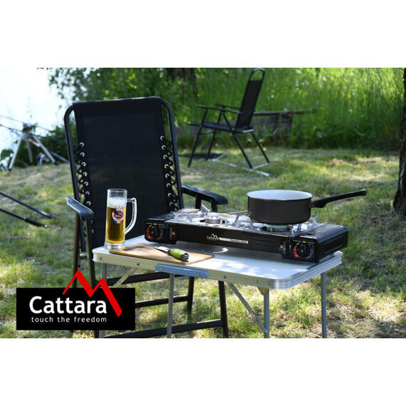 CATTARA vařič plynový TRAVEVER DUO, piezo, 13599