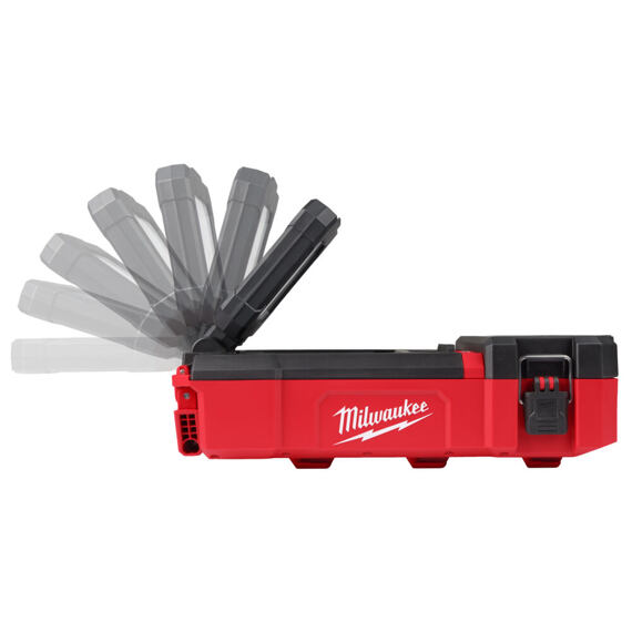 MILWAUKEE M12 POAL-0 aku lampa 12V, 1400lm, 3 režimy, PACKOUT, bez baterie