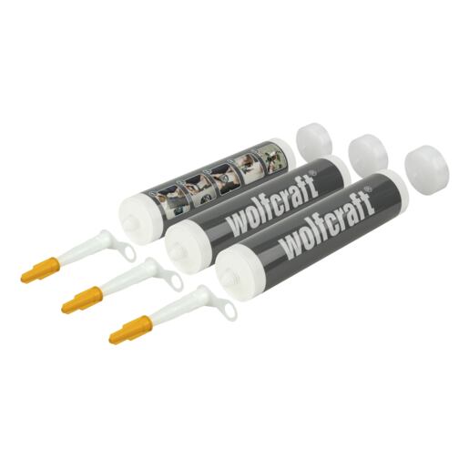 WOLFCRAFT kartuše 310mml 3ks, prázdné, 4044000