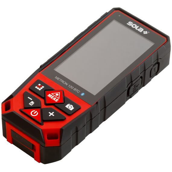 SOLA METRON 120 BTC laserový dálkoměr 0,05-120m, Bluetooth, snímač sklonu po nivelaci a měření úhlů