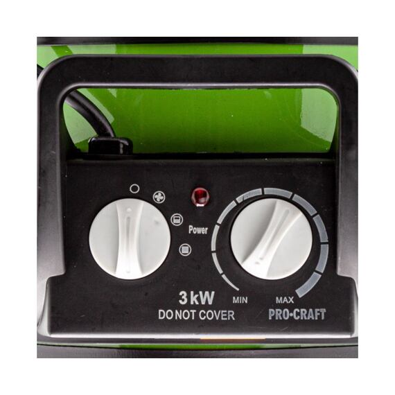 PROCRAFT FP30 ohřívač vzduchu 230V, 25/1500/3000W, 365m3/hod., 2,9kg