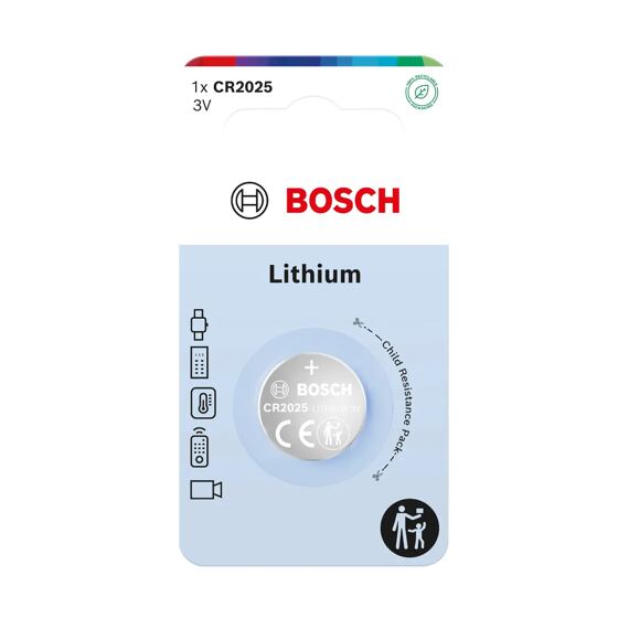 BOSCH baterie CR2025 LITHIUM, 1ks