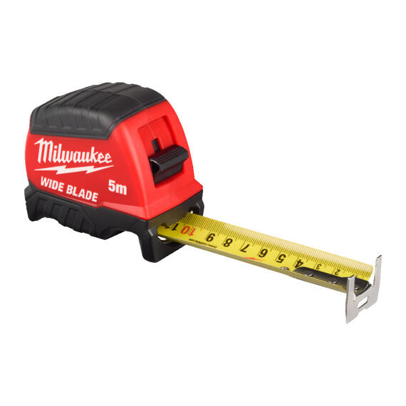 MILWAUKEE 4932499203 svinovací metr 5m-35, WIDE Blade gen. 2, 35mm šířka, nárazuvzdorný