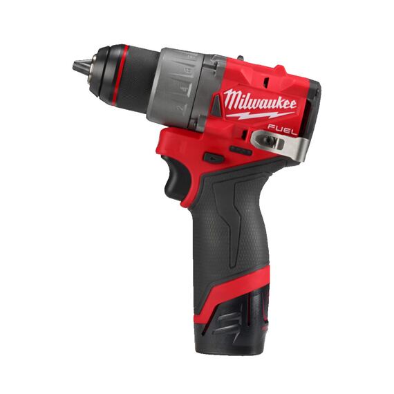 MILWAUKEE M12 FDD2-202X aku vrtačka 12V/2*2Ah, 45Nm, kufr